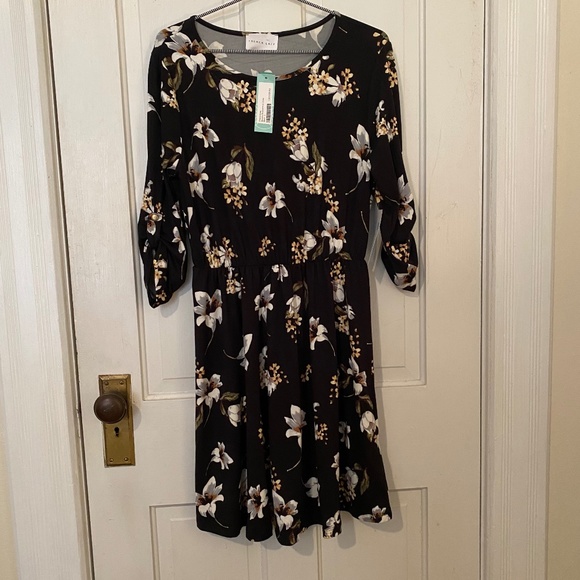 French Grey Dresses & Skirts - French Grey Murphy Brushed Knit Dress